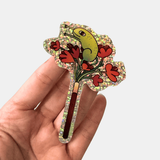 Frog Wand - Vinyl Sticker (Glitter)-Vinyl Stickers-Stash World