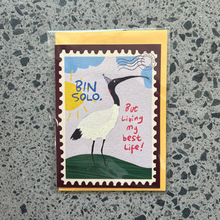 Bin Solo Ibis - Greeting Card