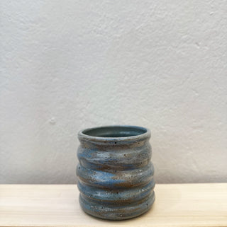 Marbled Blues - Ceramic Pen Holder