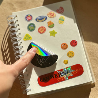 Reusable Sticker Book with release paper and stickers