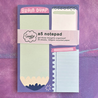 Brain Dump - A5 Notepad