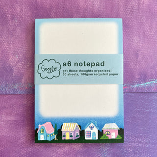 Cute Cottages - A6 Notepad