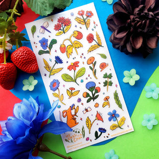 Garden-Fresh Flora - Sticker Sheet-Sticker Sheets-Stash World