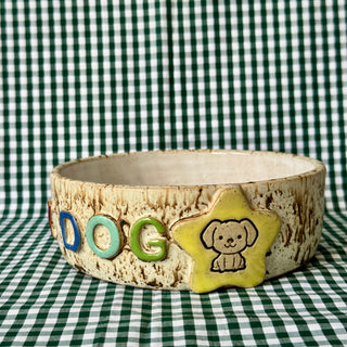 Gay Dog (Brown) - Ceramic Pet Bowl-Desk Accessories-Stash World