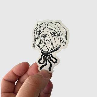 Gay Dog Lucy - Vinyl Sticker-Vinyl Stickers-Stash World