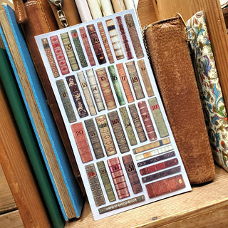 Gilded Books - Sticker Sheet-Sticker Sheets-Stash World
