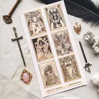 Goddess Arcana - Sticker Sheet-Sticker Sheets-Stash World