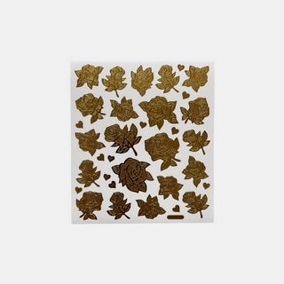 Gold Roses - Sticker Sheet (deadstock)