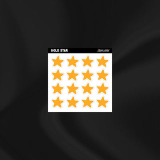 Gold Star - Mini Sticker Sheet-Stash World