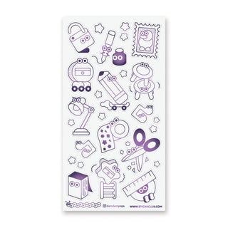Googly-Eyed Supplies - Sticker Sheet-Sticker Sheets-Stash World