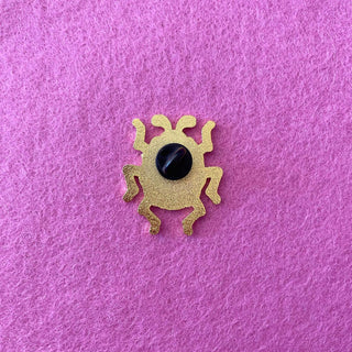 Green Beetle - Enamel Pin-Enamel Pins-Stash World