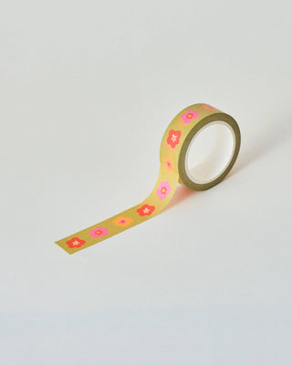 Green Floral - Washi Tape-Washi Tapes-Stash World