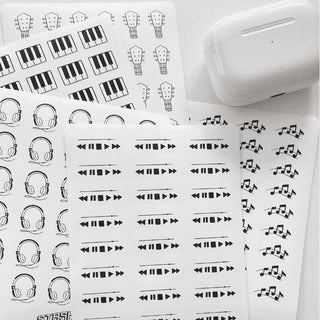 Guitar Sticker Sheet-Stash World