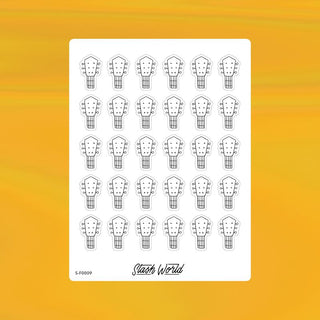 Guitar Sticker Sheet-Stash World