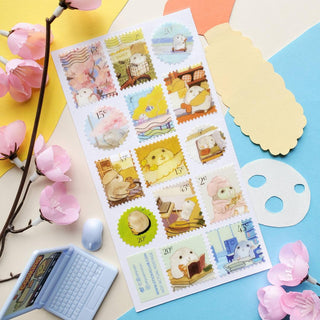 Hammy Life Stamps - Sticker Sheet-Sticker Sheets-Stash World