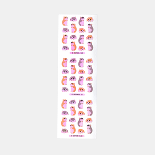 Hamsters - Pearly Stickers-Sticker Sheets-Stash World