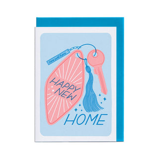 Happy New Home - Greeting Card (Risograph)-Greeting Cards-Stash World