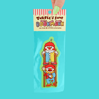 Happy Sad Clown - Bookmark-Bookmarks-Stash World