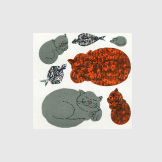 Kitty Cat Sticker Sheets - Off the Roll