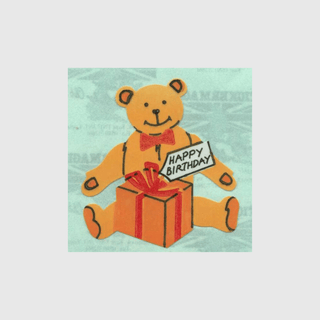 Teddy Bear Sticker Sheets - Off the Roll