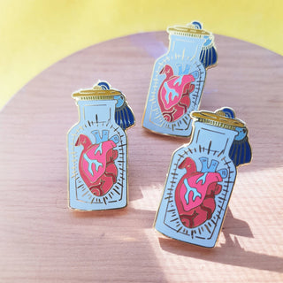 Health Potion - Enamel Pin-Enamel Pins-Stash World