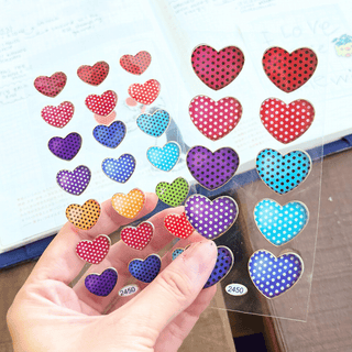 Heart Sticker Sheet- 90s/00s Deadstock Stickers-Sticker Sheets-Stash World