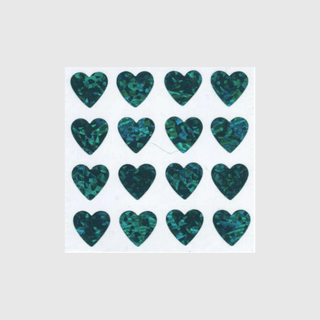 Heart Sticker Sheets - Off the Roll (Prismatic / Sparkly)-Sticker Sheets-Stash World