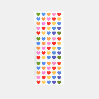 Hearts - Pearly Stickers-Sticker Sheets-Stash World