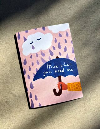 Here When You Need Me - Greeting Card-Greeting Cards-Stash World
