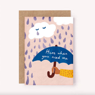 Here When You Need Me - Greeting Card-Greeting Cards-Stash World