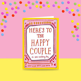 Here's To The Happy Couple On Your Wedding Day-Stash World