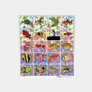 Holographic Fish - Sticker Sheet (deadstock)