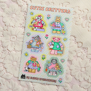 Cutie Critters - Sticker Sheet