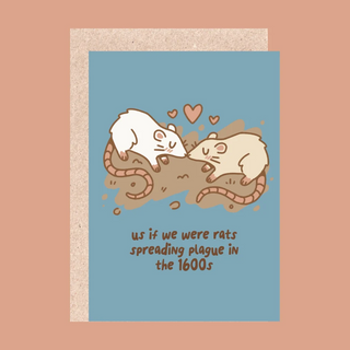 Us As Rats - Greeting Card