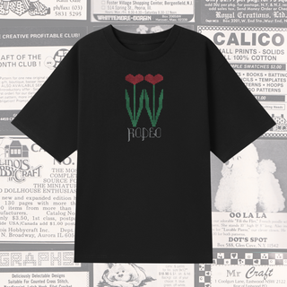 Twin Tulips - Embroidered Shirt