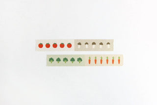 Illus 04: Vegetables - Washi Tape-Washi Tapes-Stash World