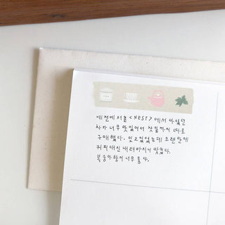 Illust 01: Tea - Washi Tape-Washi Tapes-Stash World