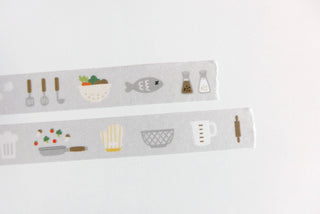 Illust.03: Cooking and Baking - Washi Tape-Washi Tapes-Stash World