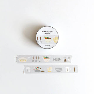 Illust.03: Cooking and Baking - Washi Tape-Washi Tapes-Stash World
