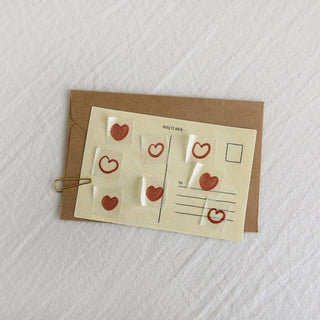 Illust.09: Hearts - Washi Tape-Washi Tapes-Stash World
