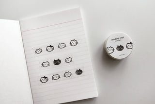 Illust.10: Cat - Washi Tape-Washi Tapes-Stash World