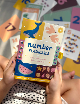 Illustrated Number Flashcards-Flashcards-Stash World
