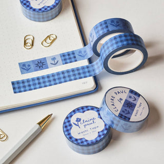 Inky Floral - Washi Tape-Washi Tapes-Stash World