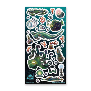 Into The Deep Sticker Sheet-Stash World