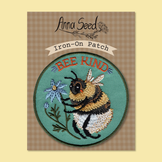 Iron-On Patch - Bee Kind-Patches-Stash World
