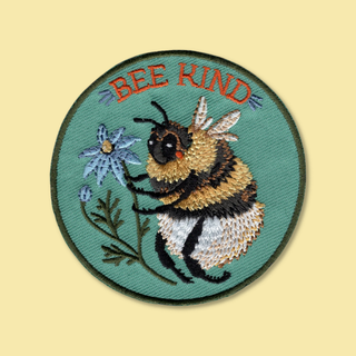 Iron-On Patch - Bee Kind-Patches-Stash World