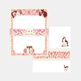 Cat - Letter Writing Set by Konatsu Tani