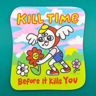 Kill Time - Vinyl Sticker-Vinyl Stickers-Stash World