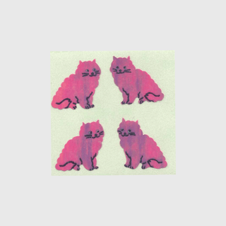 Kitty Cat Sticker Sheets - Off the Roll-Sticker Sheets-Stash World