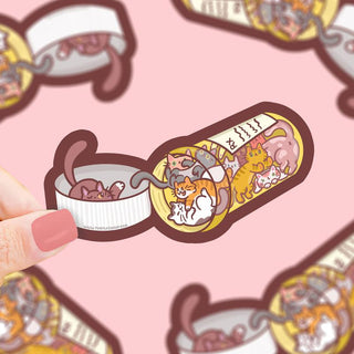 Kitty Purrscription - Vinyl Sticker-Vinyl Stickers-Stash World